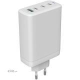 CANYON charger CU140ACC GaN 150W 3xPD 1xQC EU White (CNS-CUW140ACC)