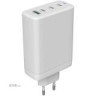 Зарядний пристрій Canyon CU140ACC GaN 150W 3xPD 1xQC EU White (CNS-CUW140ACC)