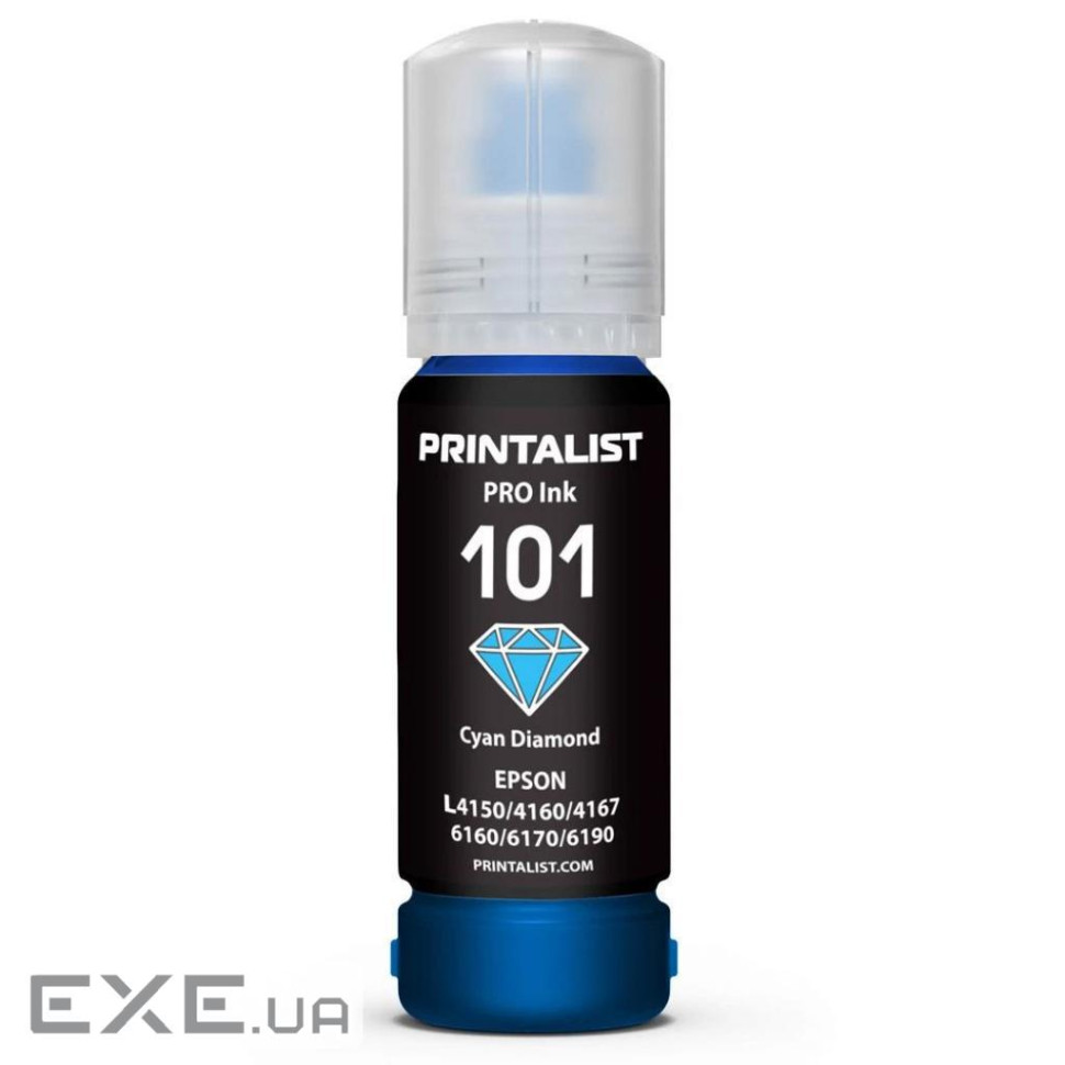 Чорнило Printalist Epson L4150/4160 70г Cyan (PL101C)