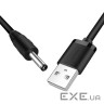 Кабель живлення USB to DC 3.5mm 5V 1.0m black Ugreen (10376)