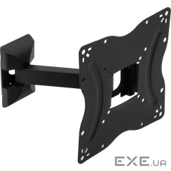 Кріплення для телевізора ТV2 BLACK, 13"-55", до 30 кг, VESA від 75*75 до 200*200, Поворо (TV2 Black)