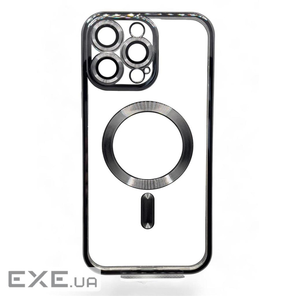 Чeхол-накладка BeCover TPU Chrome Case MagSafe для Apple iPhone 16 Pro Max Black (712085)