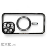 Чeхол-накладка BeCover TPU Chrome Case MagSafe для Apple iPhone 16 Pro Max Black (712085)