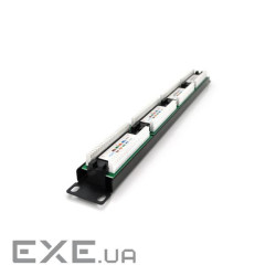 Патч-панель 19" 24xRJ-45 UTP cat. 5е, 1U PiPo (PP245191U)