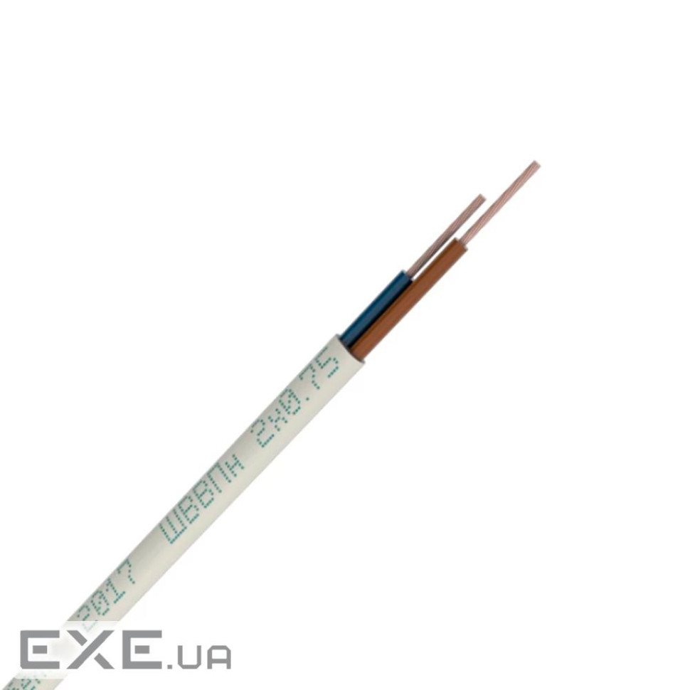 Кабель Одескабель ШВВПн 2х0,75 білий, бухта 100м (8202 100м) )