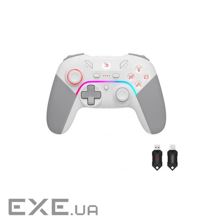 Геймпад A4Tech Bloody GPW70 Wireless/USB Sports White (4711421995870)