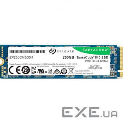 Накопичувач SSD M.2 2280 250GB Seagate (ZP250CM3A001)