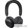 Гарнітура бездротова JABRA Evolve2 75 MS Stereo USB-A w/charging base Black (27599-9 (27599-989-989)