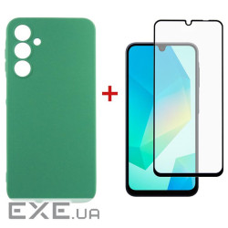 Чохол-накладка Dengos Soft для Samsung Galaxy A16 SM-A165 Mint (DG-KM-134) + захисне скло