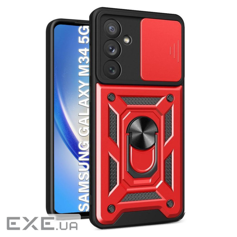 Чохол до мобільного телефона BeCover Military Samsung Galaxy M34 5G SM-M346 Red (710682)