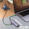 Порт-реплікатор UGREEN CM512 7-in-1 USB-C to HDMI, 2xUSB3.0, LAN, TF/SD, PD 100W (90568) (UGR-90568)