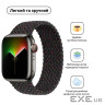 Ремінець Armorstandart Braided Solo Loop для Apple Watch 42mm/44mm/45mm/49mm Black Unity S (ARM64906)