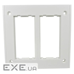 Рамка на 2 двойных модуля серии CIMA, черная (SBM202/14)