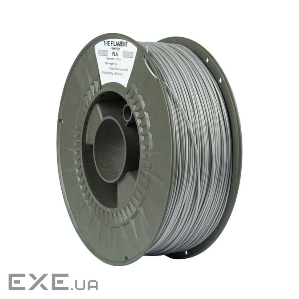 Пластик для 3D-принтера The Filament PLA 1.75mm 1kg SILVER ALUMINIUM (TF-24006)