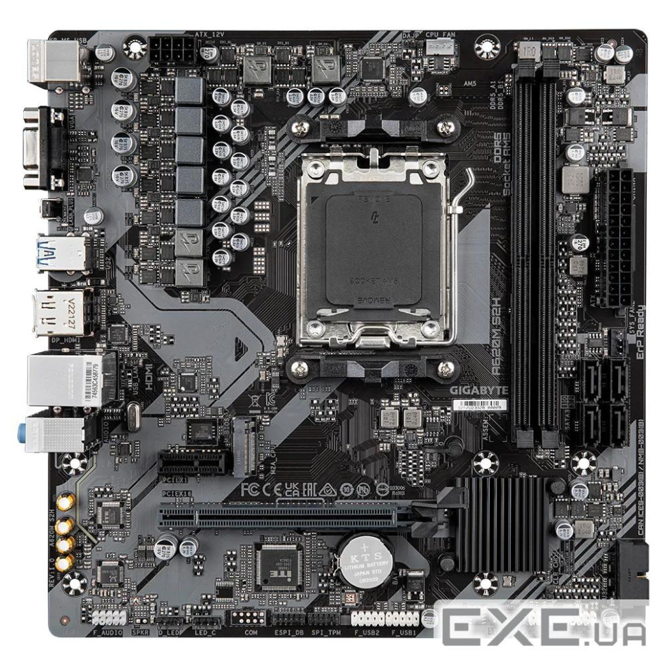 Материнська плата GIGABYTE A620M S2H