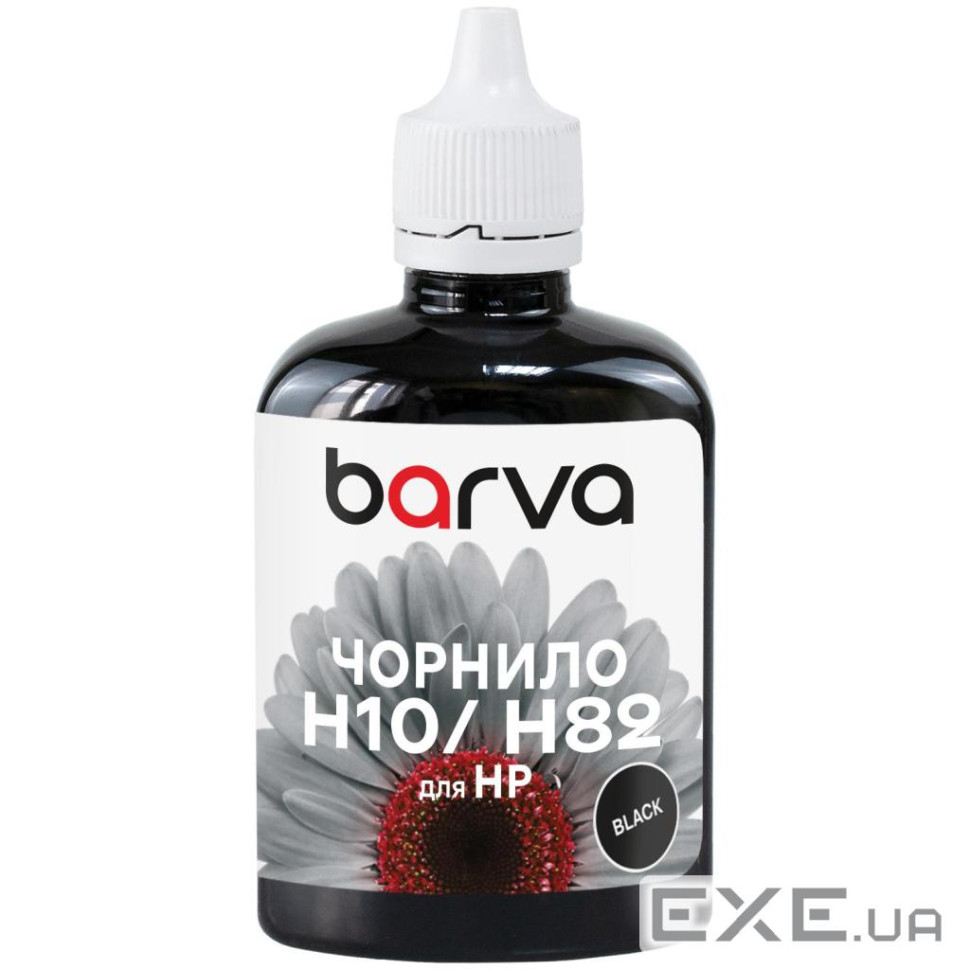 Чорнило Barva HP 10/13/82/88 100ml black, pigment (H10-667)