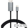 Кабель VINGA USB-C-HDMI v2.0 1.5м Black (VCPVCCH2015)