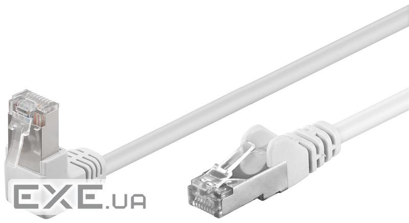 Патч-корд неекранований RJ45 FTP5e 10.0m,patch D=5.4mm AWG26 1x90ё Gold,білий (75.09.4183-5) (75.09.4183-5)