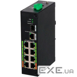 Комутатор мережевий Dahua DH-LR2110-8ET-120