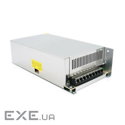 Імпульсний блок живлення 24В 25А (600Вт) перфорований (S-600-24) (S-600-24)