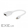 Перехідник mini DisplayPort to DisplayPort Cablexpert (A-mDPM-DPF-001-W)