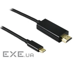 Конвертор монітора Gutbay USB-C-HDMI M/M 2.0m,(USB3.1Gen2) v2.0 4K@60Hz GoldCu, (78.01.2822-20)