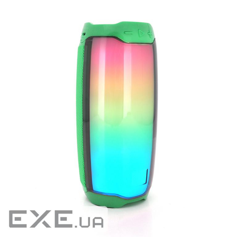Бездротовий Bluetooth динамік PULSE 4 LED, 10W, 4000mAh, дистанція-10m, Green, Corton BO (PULSE4 -G) -10m, Green, Corton