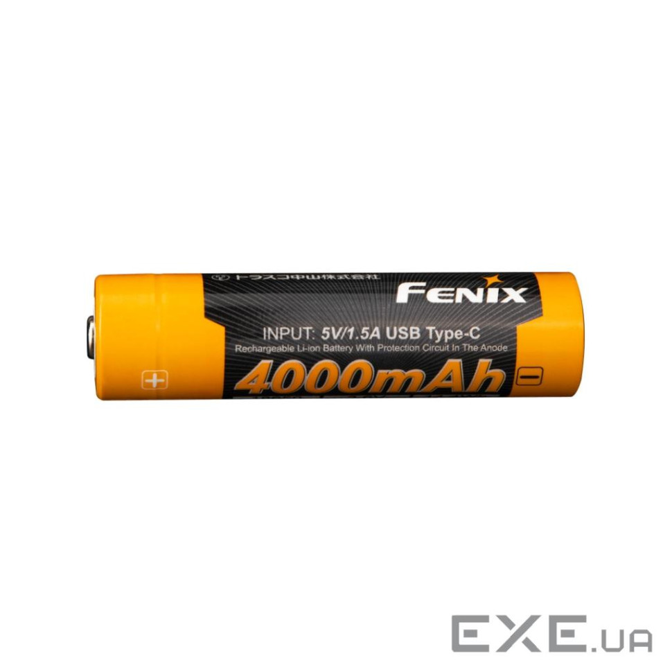 Акумулятор Fenix 18650 (4000 mAh) Type-C (ARB-L18-4000U)