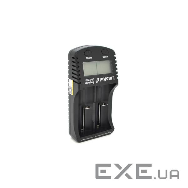 Зарядний пристрій для акумуляторів Liitokala 2 Slots, LCD display, Li-Ion, Ni-Mh, Ni-Cd (Lii-260)