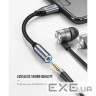 Перехідник USB-C to 3.5mm F 0.10m AV142 (Gray) Ugreen (30632)