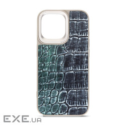 Чохол до мобільного телефона Harder Glamorous Croco Apple iPhone 14 Pro Max Grey Green (ARM76773)
