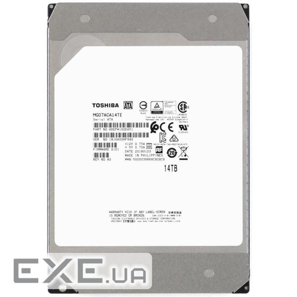 Жорсткий диск 3.5 "TOSHIBA MG07ACAxxx 14TB SATA / 256MB (MG07ACA14TE)