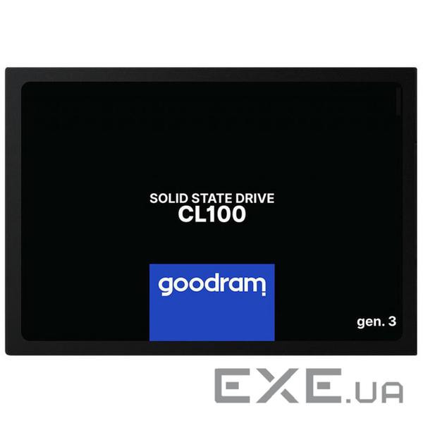 Накопичувач SSD 240GB GOODRAM CL100 GEN.3 2.5" SATAIII 3D TLC (SSDPR-CL100-240-G3)