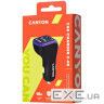 Зарядное устройство Canyon Universal 3xUSB car adapter Black+Purple (CNE-CCA08PU)