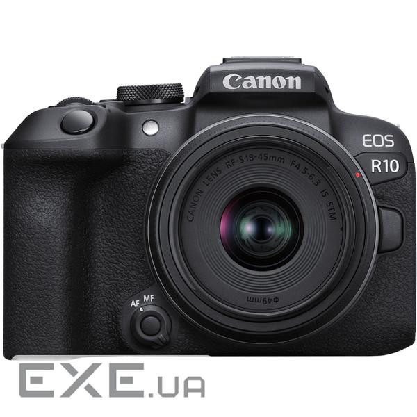 Цифровий фотоапарат Canon EOS R10 + RF-S 18-45 IS STM (5331C047)
