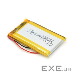 Літій-полімерний акумулятор 6*37*59mm (Li-ion 3.7В 1500мА&middot,год) (603759) ) (603759)
