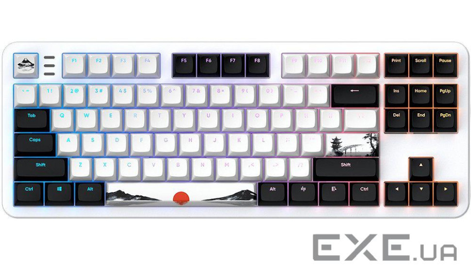 Клавіатура Dark Project 87 Fuji V2 RGB Mech G3MS Sapphire (DPKB_FUJI_87_ANSI) White/Black