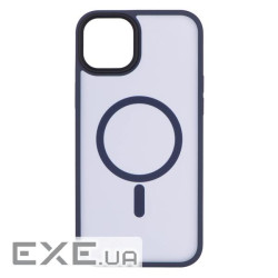 Чохол 2Е Basic для Apple iPhone 15 Plus, Soft Touch MagSafe Cover, Dark Blue (2E-IPH-15PRM-OCLS-DL)