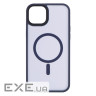 Чохол 2Е Basic для Apple iPhone 15 Plus, Soft Touch MagSafe Cover, Dark Blue (2E-IPH-15PRM-OCLS-DL)