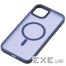 Чохол 2Е Basic для Apple iPhone 15 Plus, Soft Touch MagSafe Cover, Dark Blue (2E-IPH-15PRM-OCLS-DL)