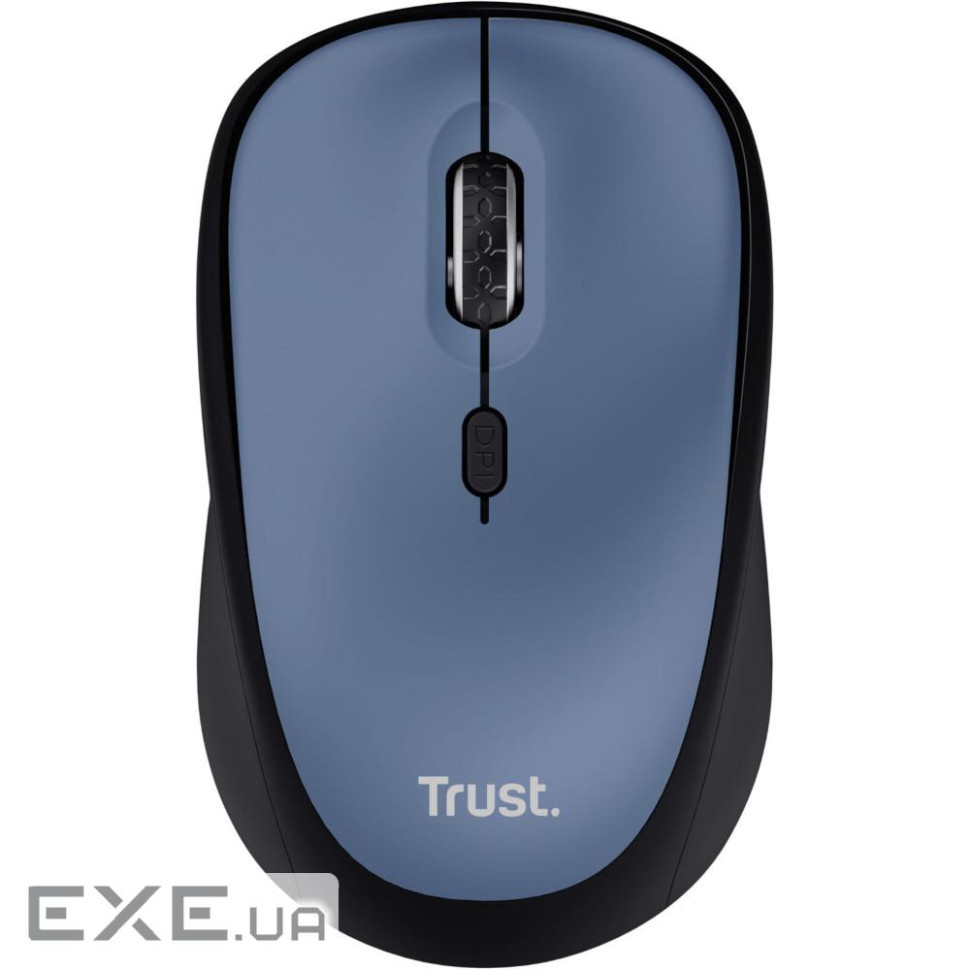 Миша бездротова Yvi+ Silent Wireless Mouse Dark bl ue 1600 dpi TRUST Yvi+ Mouse dark blue (25514)