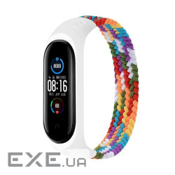 Ремінець BeCover Elastic Nylon Style для Xiaomi Mi Smart Band 5/Mi Smart Band 6 Size L Rainb (706165)