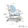 Дитяче крісло Mealux Ortoback Duo Plus Blue (Y-510 KBL Plus)