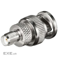 Перехідник антенний RF: RP-SMA / F fPE-> BNC, / M адаптер Gold, HQ, металік (75.01.1857-50)