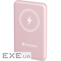 Повербанк із бездротовою зарядкою VERBATIM Charge 'n' Go 5000mAh Pink (32243)