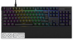 Клавіатура дротова NZXT Full Size(ISO) - Black, Gateron Red Switches, UK EN Layout (KB-1FSUK-BR)