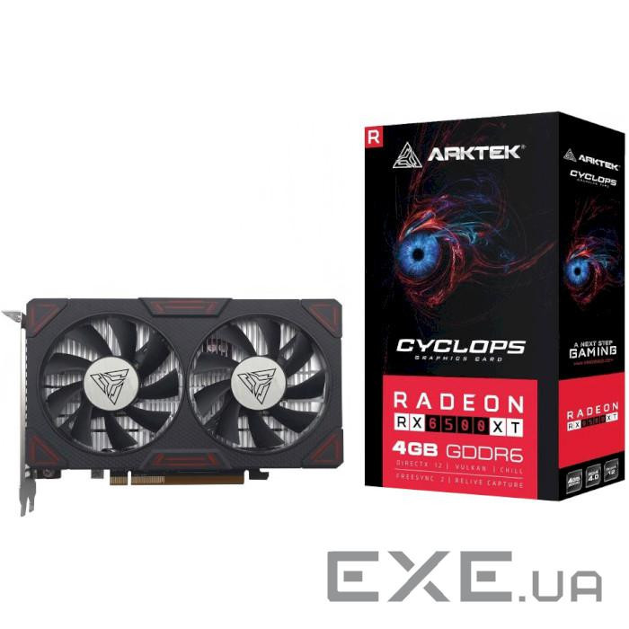 Відеокарта ARKTEK Radeon RX 6500 XT 4GB GDDR6 64-bit (AKR6500XTD6S4GH1)