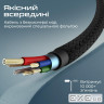 Дата кабель USB 2.0 AM to Lightning 2.0m 2A black Promate (xcord-ai200.black)