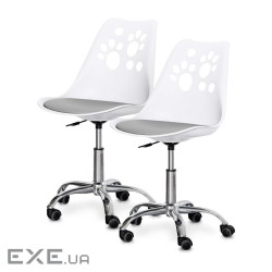 Дитяче крісло Evo-kids Indigo 2 шт White / Grey (H-232 W/G -X2)
