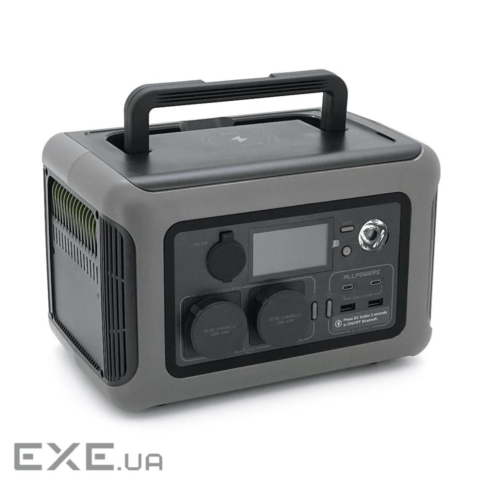 Зарядна станція ALLPOWERS R600 Black (E600)